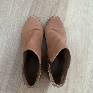 Alex Marie Leather Brown Booties
